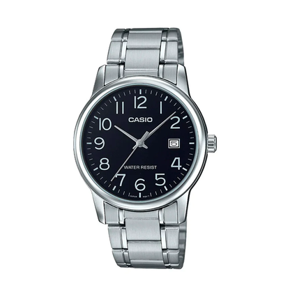 Reloj Casio MTP-V002D-1B En Acero Elegante Para Hombre