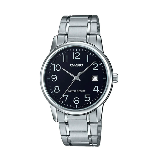 Reloj Casio MTP-V002D-1B En Acero Elegante Para Hombre