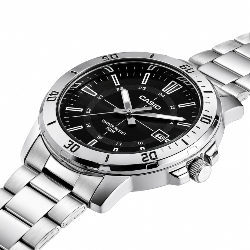 Reloj Casio MTP-V004D-1C Casual En Acero Para Hombre