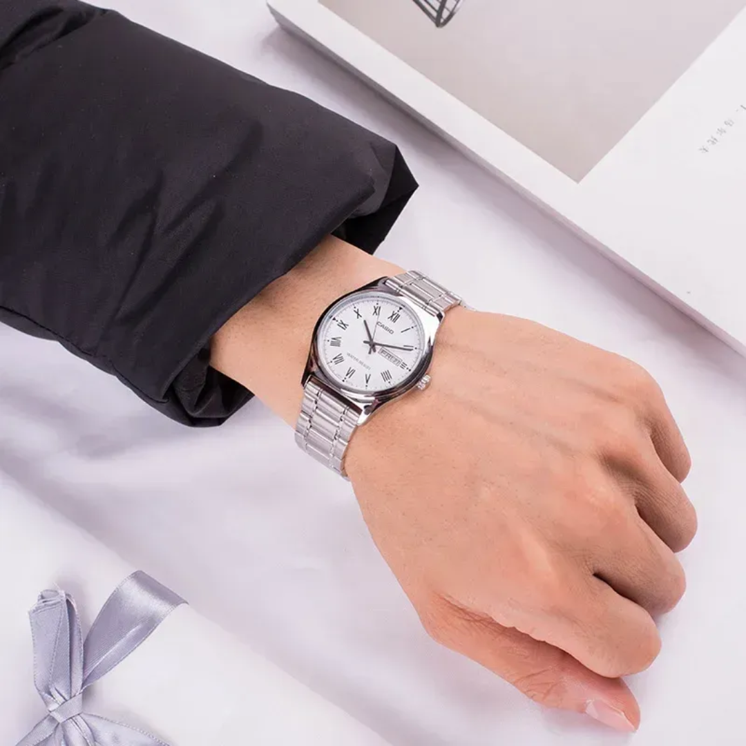 Reloj Casio MTP-V006D-7B En Acero Para Hombre