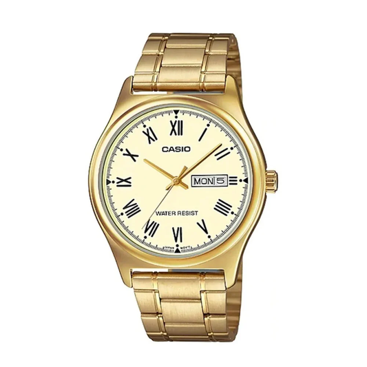 Reloj Casio MTP-V006G-9B En Acero Dorado Para Hombre