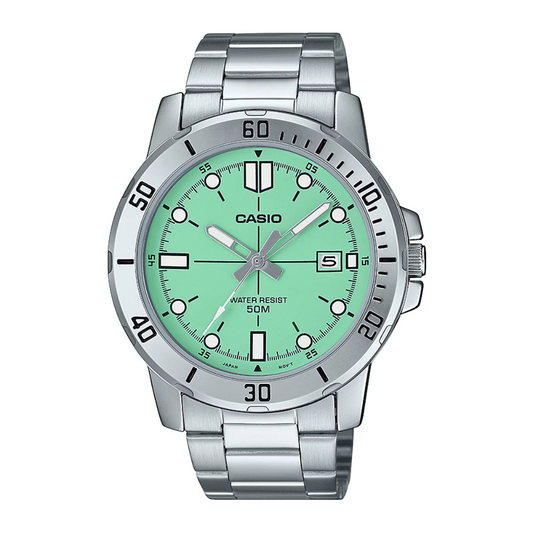 Reloj Casio MTP-VD01D-3E1 En Acero Para Hombre