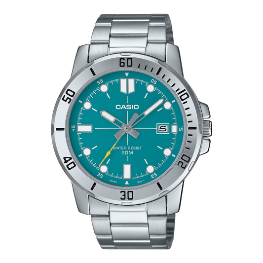 Reloj Casio MTP-VD01D-3E2 En Acero Para Hombre