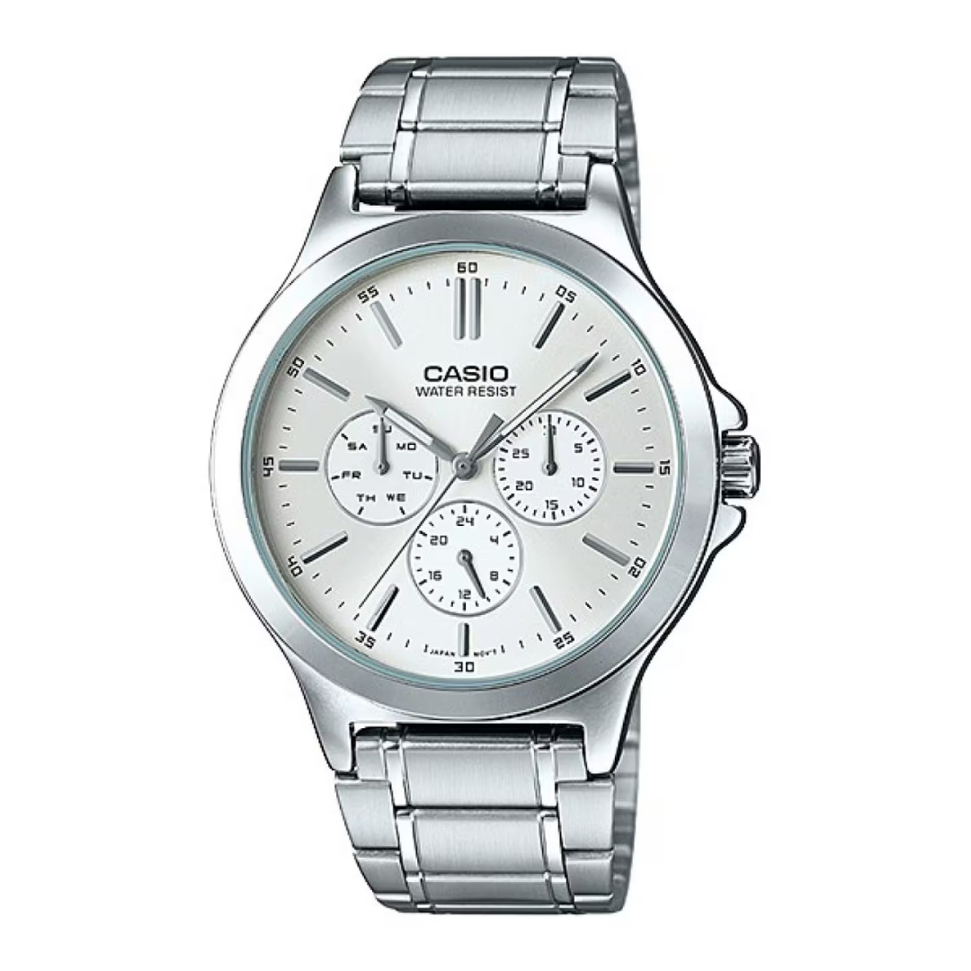 Reloj Casio Para Hombre Acero Original MTP-V300D-7AUDF