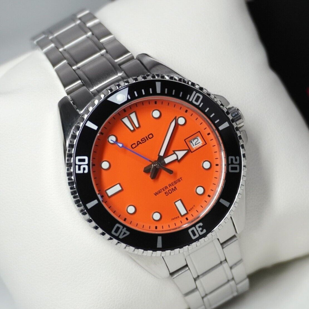 Reloj Casio Para Hombre MDV-10D-4A1VDF En Acero