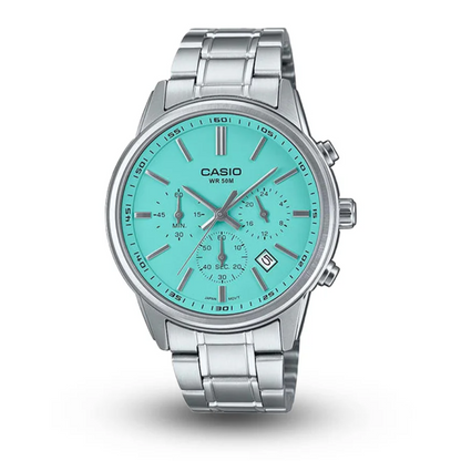 Reloj Casio Para Hombre En Acero MTP-E515D-2A2VDF