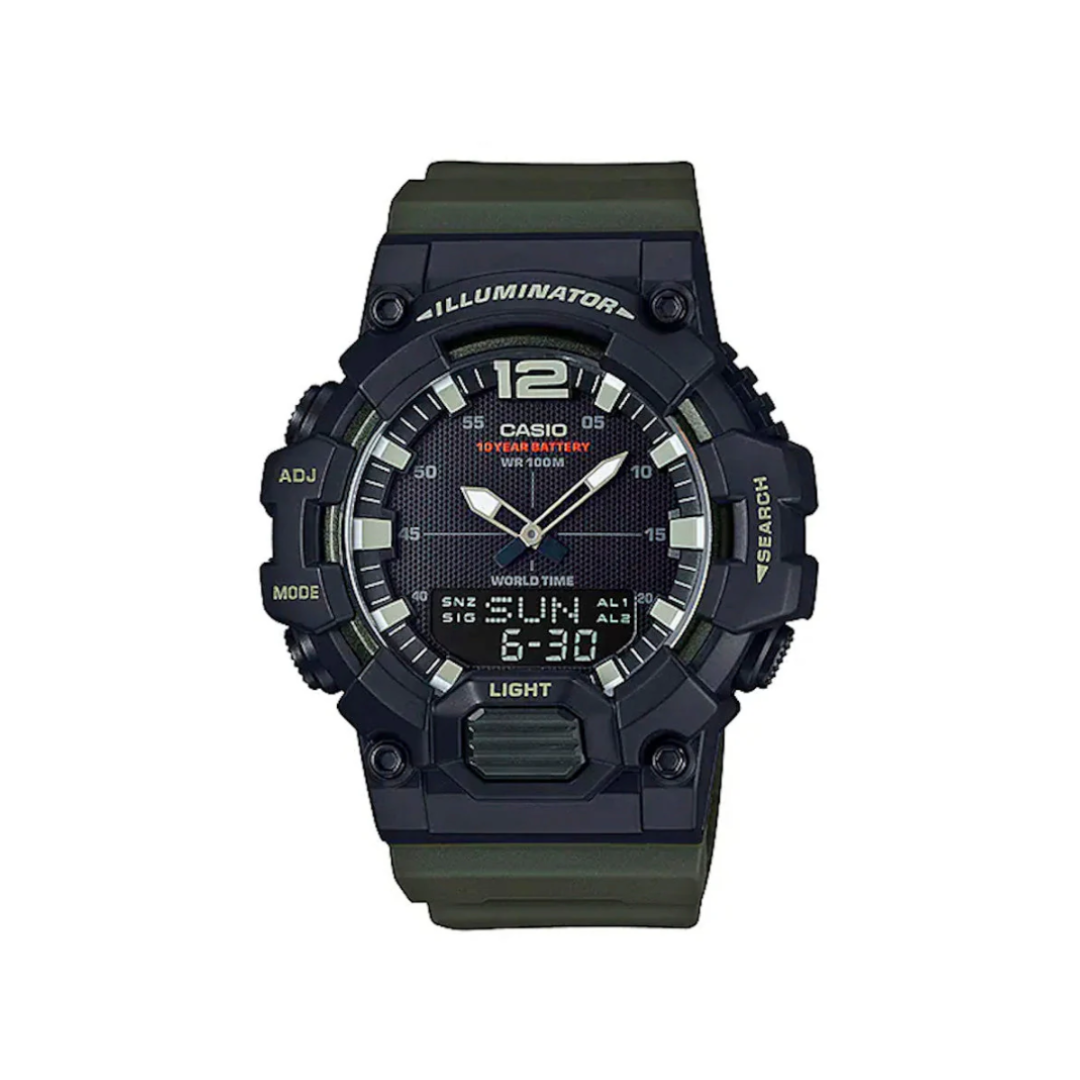 Reloj Casio Para Hombre Goma Original Hdc-700-3avdf