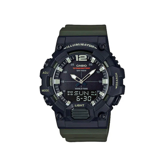 Reloj Casio Para Hombre Goma Original Hdc-700-3avdf