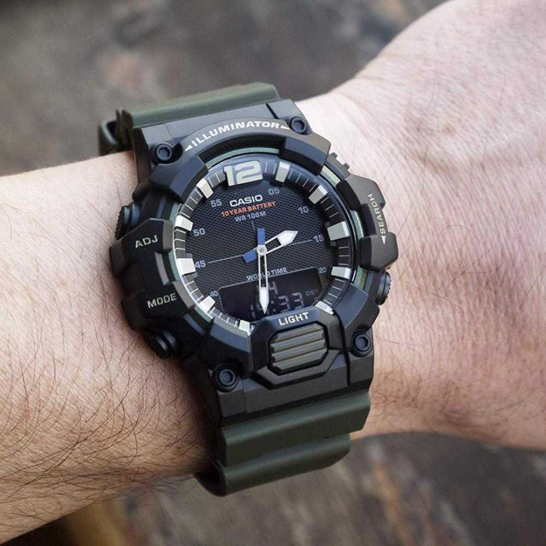 Reloj Casio Para Hombre Goma Original Hdc-700-3avdf