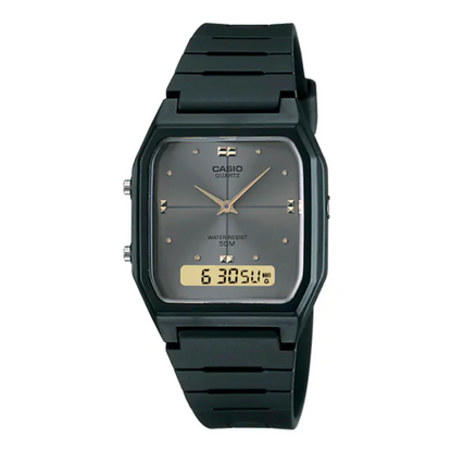 Reloj Casio aw-48he-8avdf Original Diginal Analógo Unisex - Negro