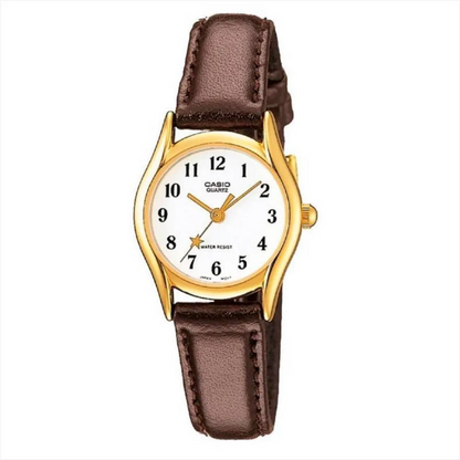 Reloj Casio ltp-1094q-7b4 Original Elegante Para Dama - Marron