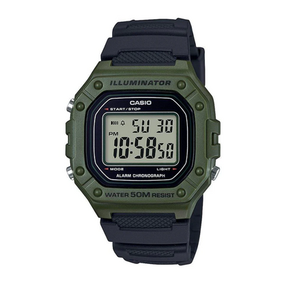 Reloj Casio w-218h-3avdf Digital - Deportivo Verde