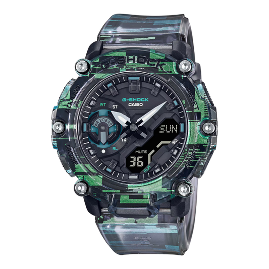 Reloj G-shock GA-2200NN-1A En Resina Deportivo Para Hombre