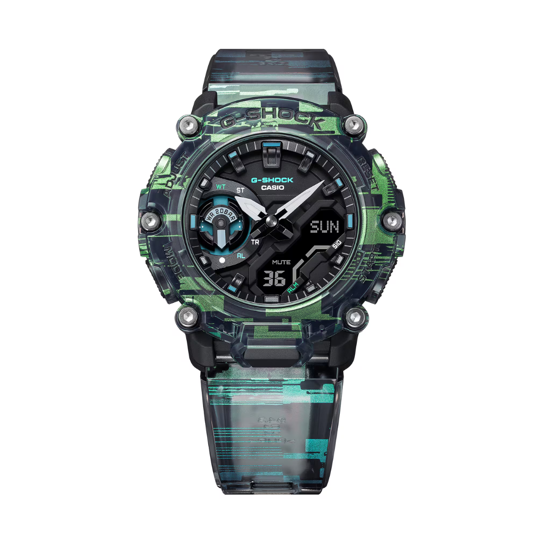 Reloj G-shock GA-2200NN-1A En Resina Deportivo Para Hombre