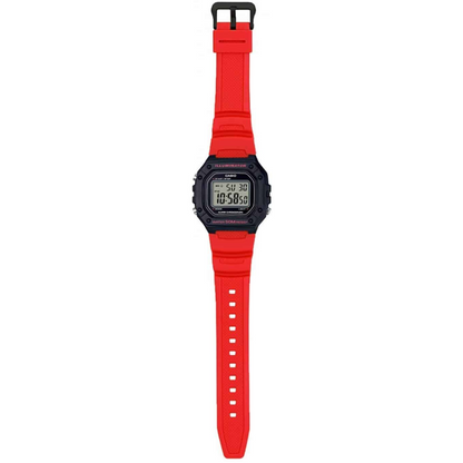 Reloj Casio W-218H-4AVDF Original Digital Deportivo Hombre - Rojo