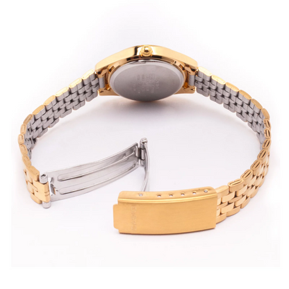 Reloj Casio ltp-1129n-7a Original En Acero Dorado Vintage - Dama