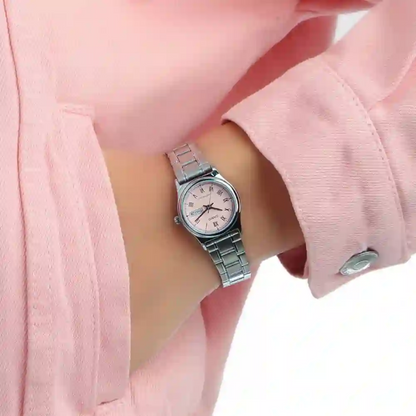 Reloj Casio ltp-v006d-4b Para Dama Origina Elegante Caja Rosa