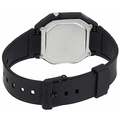 Reloj Casio w-217h-9avdf Original Unisex En Resina - Negro