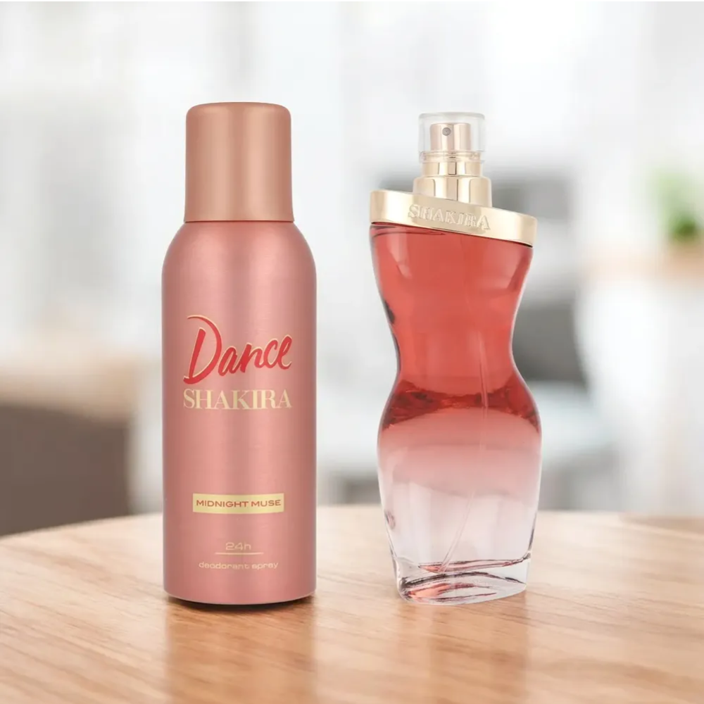 Set Shakira Dance Midnight Muse Perfume + Desodorante Spray para Mujer