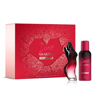 Set Shakira Dance Red Midnight Perfume + Desodorante Spray para Mujer