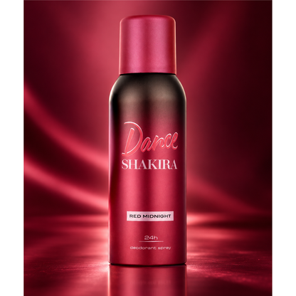 Set Shakira Dance Red Midnight Perfume + Desodorante Spray para Mujer