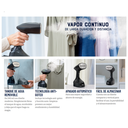 Plancha Vertical Oster Vaporizador de Telas Portátil