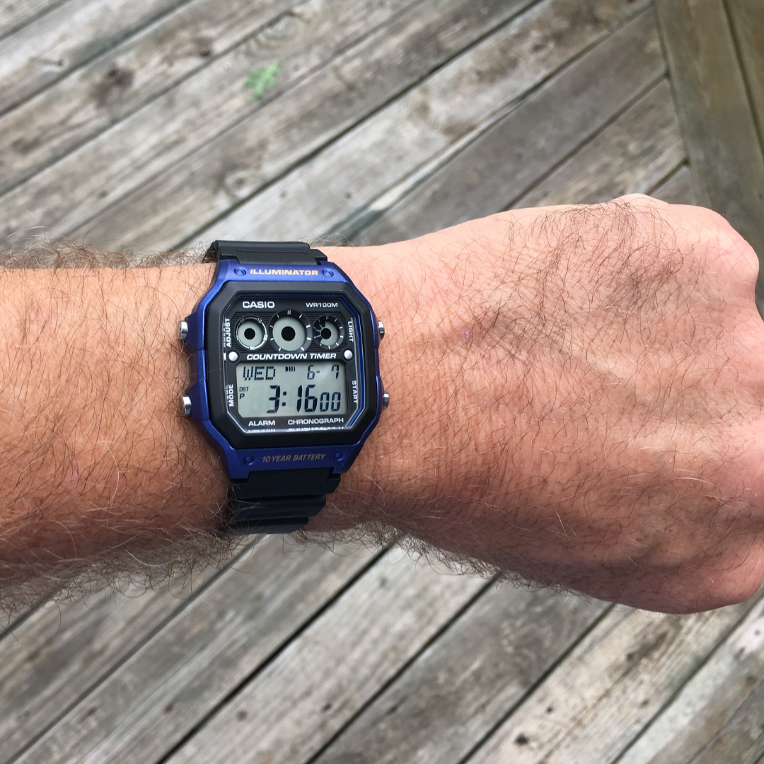 Reloj Casio ae-1300wh-2avdf Para Hombre En Resina - Azul