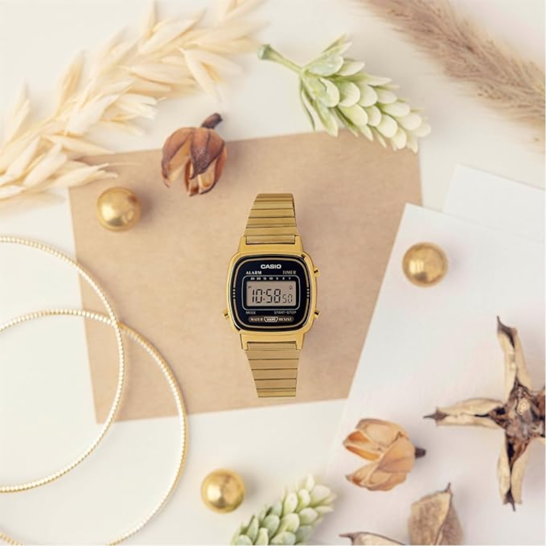 Reloj Casio LA670WGA-1 Minimalista Retro Para Dama