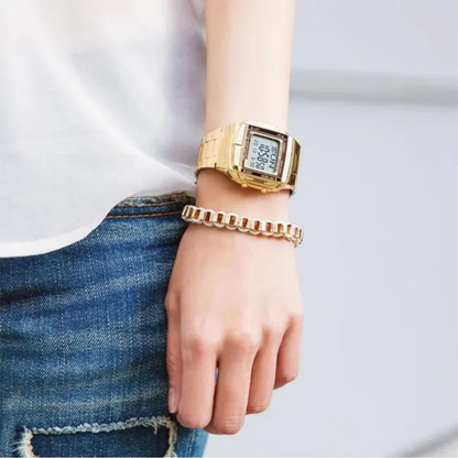 Reloj Casio db-360g-9adf Unisex Vintage En Acero - Dorado