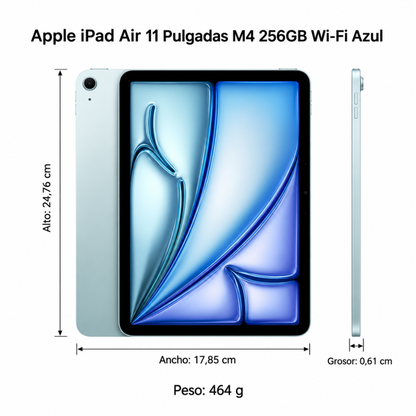 iPad Air de 11 pulgadas M4 256GB Azul