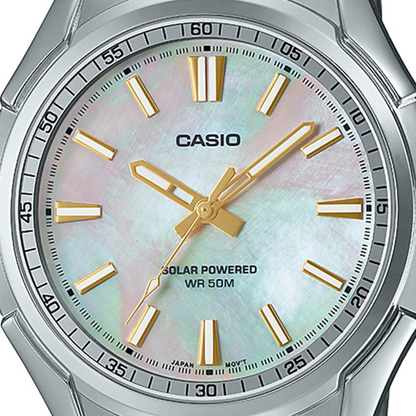 Reloj Casio MTP-RS100S-7A Original Caballero Con Energia Solar - Elegante
