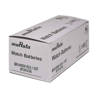 Paquete De Batería Pila Reloj Murata 377 Sr626sw Pack X 100