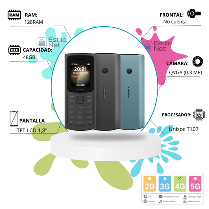 Celular Nokia 110 4G