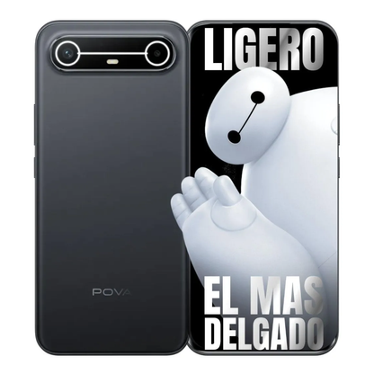 Celular Tecno Pova Slim 5G 256GB 8RAM Negro